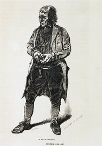 Otec Grandet - v “”Eugénie Grandet”” od Balzaca, ill. Henri Monnier, původní vydání z roku 1843 od Henri Bonaventure Monnier