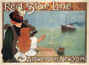 Red Star Line, 1899 od Henri Cassiers