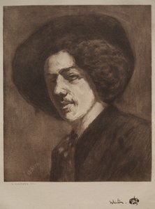 James McNeill Whistler. od Henri Charles Guérard