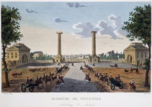 Vincenneská bariéra - in "Vues de Paris od Henri Courvoisier-Voisin