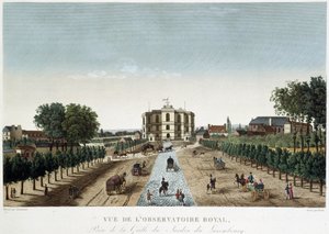 Pohled na Královskou observatoř – v „“Vues de Paris““ od Courvoisiera od Henri Courvoisier-Voisin