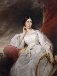 Portrét operní pěvkyně Marie Malibran-Garcia 1808-1836 jako Desdemona, 1830.