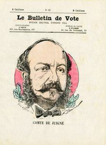 Ballot 2. série, Satirický v barvách: De Juigne Comte - ilustrace Henri Demare (1846-1888) od Henri Demare