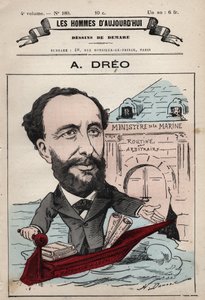 Cartoon of Amaury Dreo 1829-1882 z 