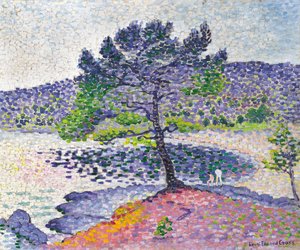 Pláž, večerní efekt, 1902 od Henri Edmond Cross