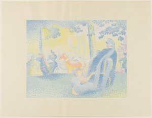 Champs Elysees od Henri Edmond Cross