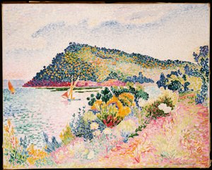 Černý mys, Pramousquier Bay, 1906 od Henri Edmond Cross