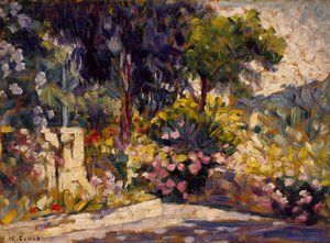 Květovaná terasa od Henri Edmond Cross
