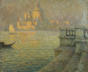 La Salute, Benátky od Henri Eugene Augustin Le Sidaner
