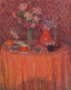 Stůl, Harmonie v červeném; Le Table, Harmonie Rouge