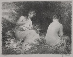 Koupající se od Henri Fantin-Latour