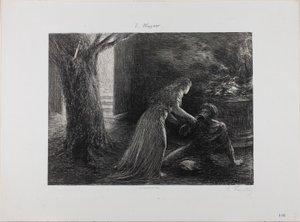 Debut Valkyrie od Henri Fantin-Latour