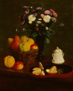 Květiny a ovoce od Henri Fantin-Latour