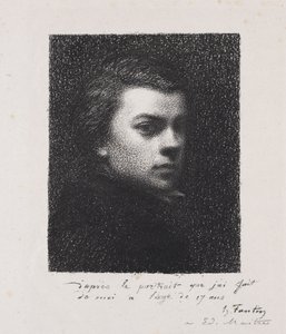 Umělec ve věku 17 let od Henri Fantin-Latour