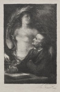 Můza od Henri Fantin-Latour