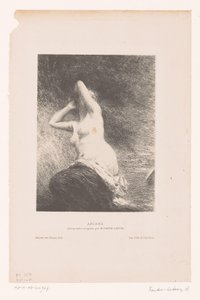Ariadne zůstala na ostrově Naxos Ariane (název na objektu) od Ignace Henri Jean Fantin Latour