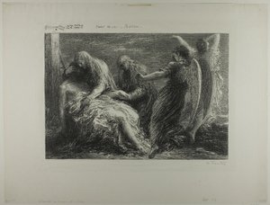 Složení z kříže od Ignace Henri Jean Fantin Latour