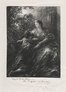 Duet Trojanů od Ignace Henri Jean Fantin Latour