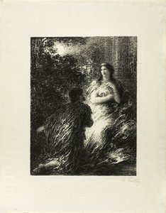 Duet Trojanů, pátá deska od Ignace Henri Jean Fantin Latour