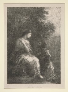 Duo z od Ignace Henri Jean Fantin Latour