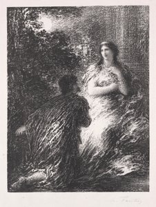 Duo trojských koní od Ignace Henri Jean Fantin Latour