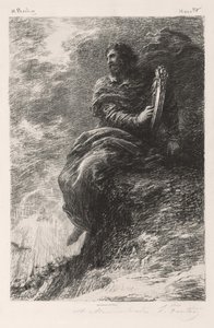 Harolde v horách od Ignace Henri Jean Fantin Latour