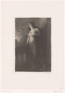 Julia je v noci na balkóně Romeo a Julie. Důvěra v noci Život a dílo Hectora Berlioze (název série) od Ignace Henri Jean Fantin Latour