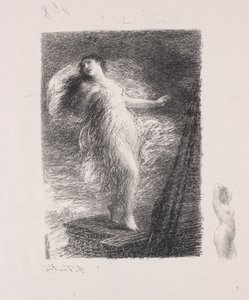 Mladá Tarentina od Ignace Henri Jean Fantin Latour