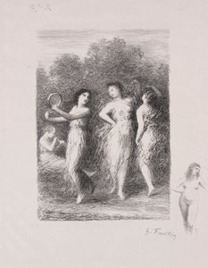 Mladý pacient od Ignace Henri Jean Fantin Latour