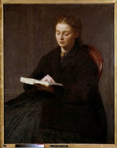 Čtení obrazu Henriho Fantina Latoura (Fantin-Latour od Ignace Henri Jean Fantin Latour