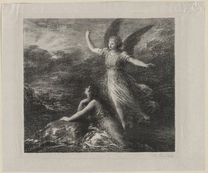 Ráj a Peri od Ignace Henri Jean Fantin-Latour