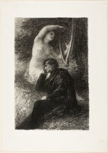 Lélio: Liparská harfa, od Hectora Berlioze, sa vie et ses oeuvres od Ignace Henri Jean Fantin Latour