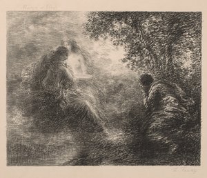 Hudba a poezie od Ignace Henri Jean Fantin Latour