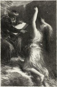 Parsifal, dějství II: Evokace Kundry od Ignace Henri Jean Fantin-Latour