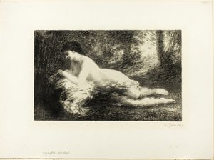Snění od Ignace Henri Jean Fantin Latour
