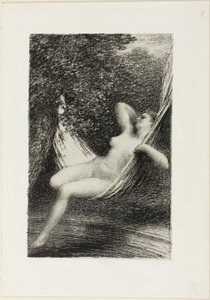 Lázeňská Sara od Ignace Henri Jean Fantin Latour