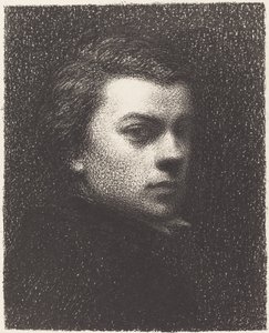 Autoportrét v sedmnácti od Ignace Henri Jean Fantin Latour