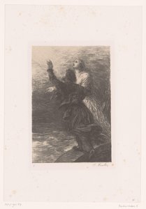 Senta a Holanďan stoupají do nebe Le Vaisseau-Fantome. Zákon III. Ravissement de Senta et du Hollandais Život a dílo Richarda Wagnera (název série) od Ignace Henri Jean Fantin Latour