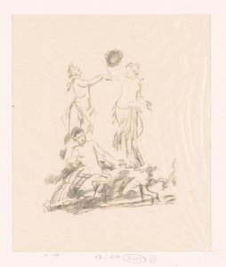 Studie tří tančících žen od Ignace Henri Jean Fantin-Latour