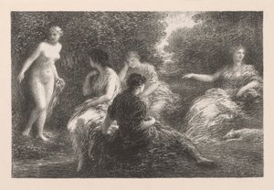 The Bathers od Ignace Henri Jean Fantin-Latour