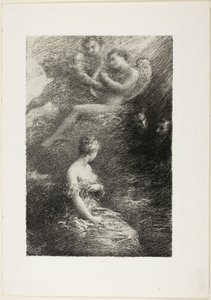 Faustovo zatracení: Vzhled Markéty od Ignace Henri Jean Fantin Latour