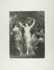 Tanec od Ignace Henri Jean Fantin Latour