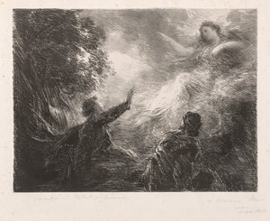 Víla z Alp od Ignace Henri Jean Fantin Latour