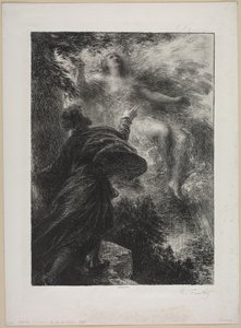 Víla z Alp od Ignace Henri Jean Fantin Latour