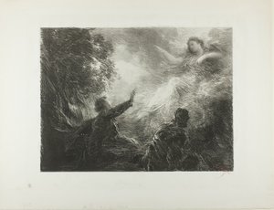 Víla z Alp od Ignace Henri Jean Fantin Latour
