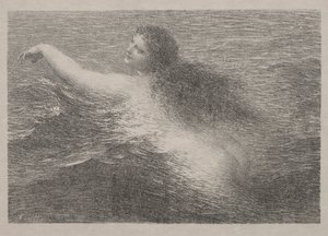 Vodní génius od Ignace Henri Jean Fantin Latour