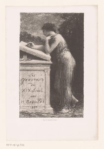 Titelprent voor: Rytci 19. století Litografie od Ignace Henri Jean Fantin Latour