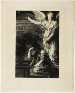 J. Brahmsovi od Ignace Henri Jean Fantin Latour