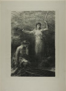 Pro Victora Huga od Ignace Henri Jean Fantin Latour