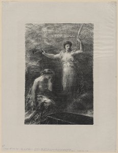 Pro Victora Huga od Ignace Henri Jean Fantin Latour